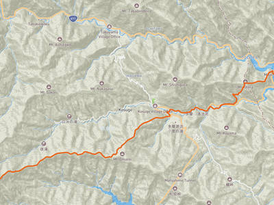 Lake Okutama → Mount Daibosatsu