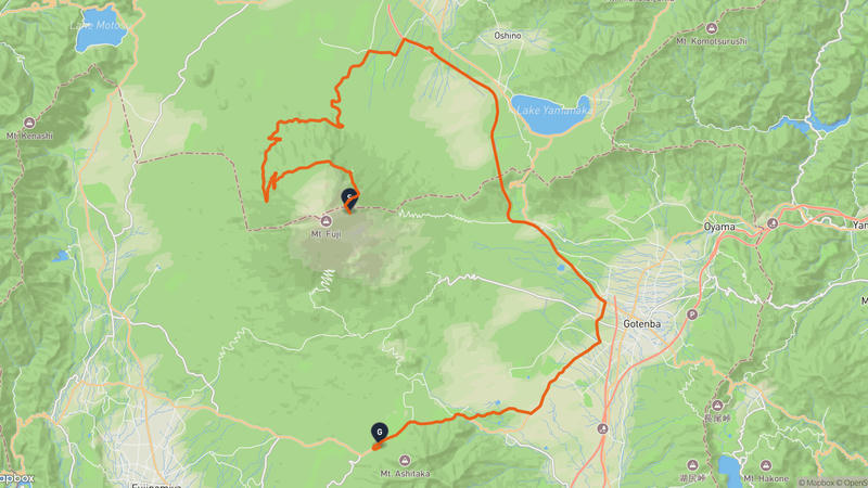 富士山〜愛鷹山 ドライブルート