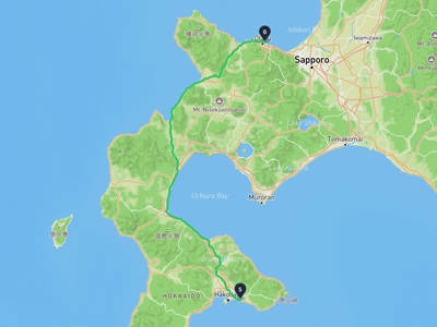 Shinoridate → Otaru Canal