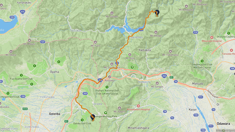 Mount Ashigara to Yamakita Hiking Route