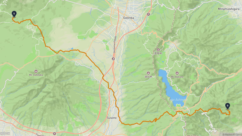 Fuji to Yugawara Hiking Route