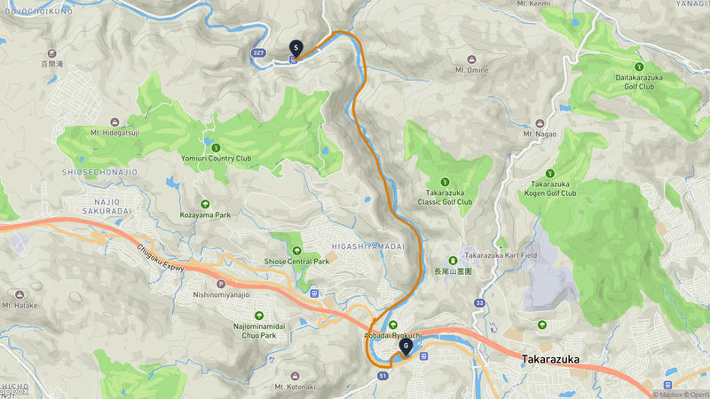 Nishinomiya Hiking Route