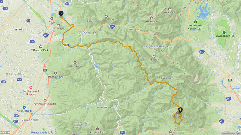 Taga Taisha to Ryuu ga take Hiking Route