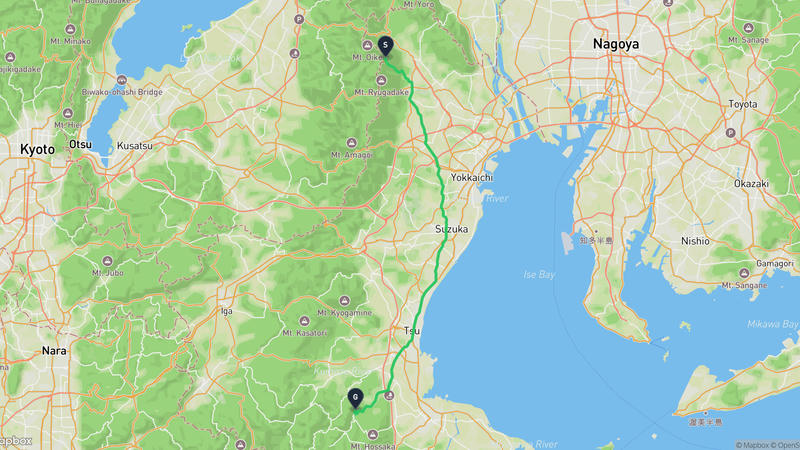 เส้นทางเดินป่า ฟูจิวาระดาเคะ-Matsusaka