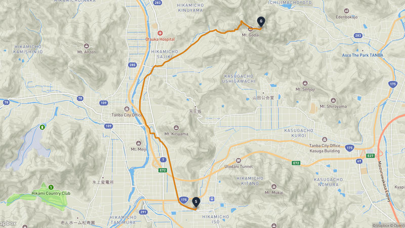 丹波市 徒步路线