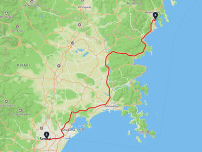 勾当台公園 → 気仙沼市