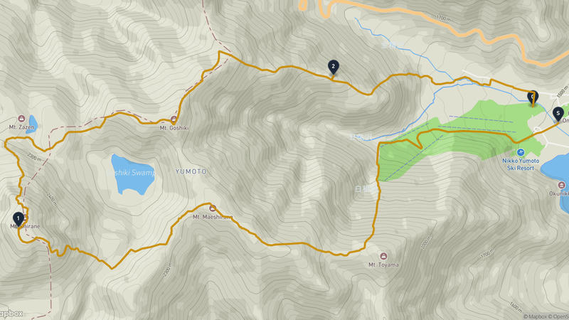 Nikko Hiking Route