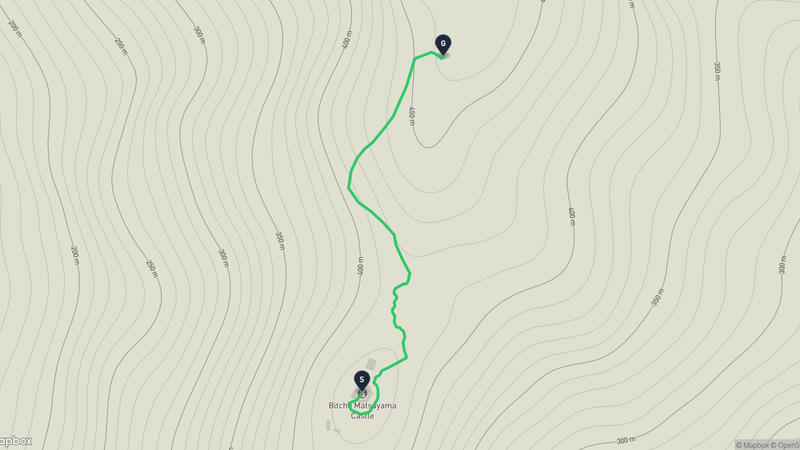 備中松山城 登山路線