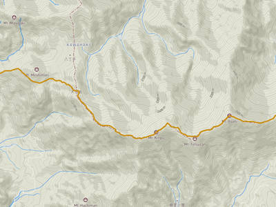北奥千丈岳 → 瑞牆山