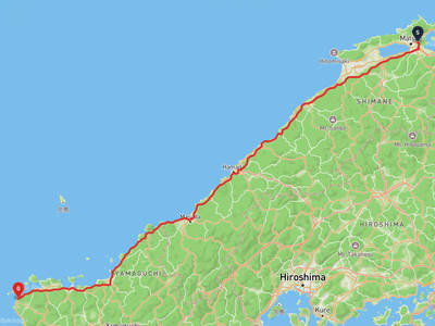松江市 → 下関市