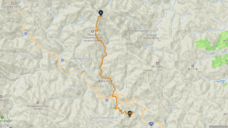 Kanhassyu Miharashidai to Hanno Hiking Route