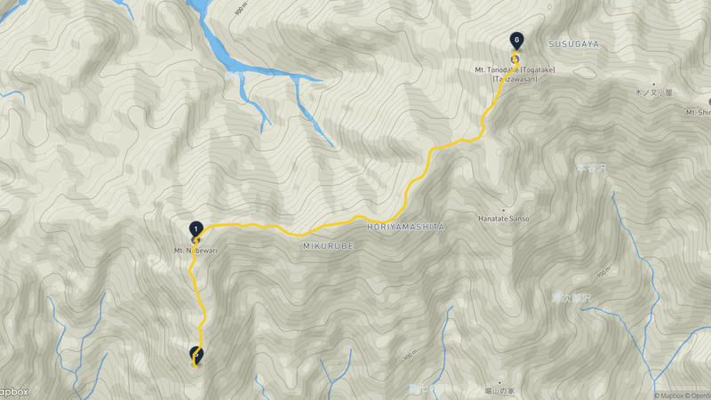 Mount Tō Hiking Route