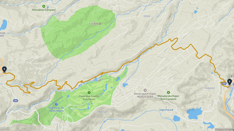 Koumi-machi Kōgen Museum of Art to Komi Hiking Route