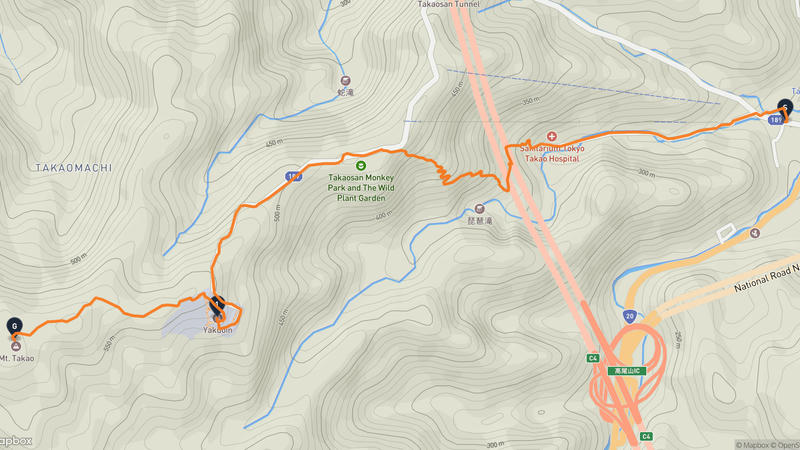 高尾山 登山路線