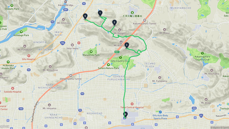 Ima River to Kakamigahara Hiking Route