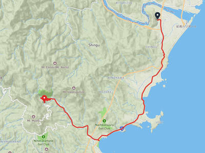 熊野速玉大社 → 熊野那智大社