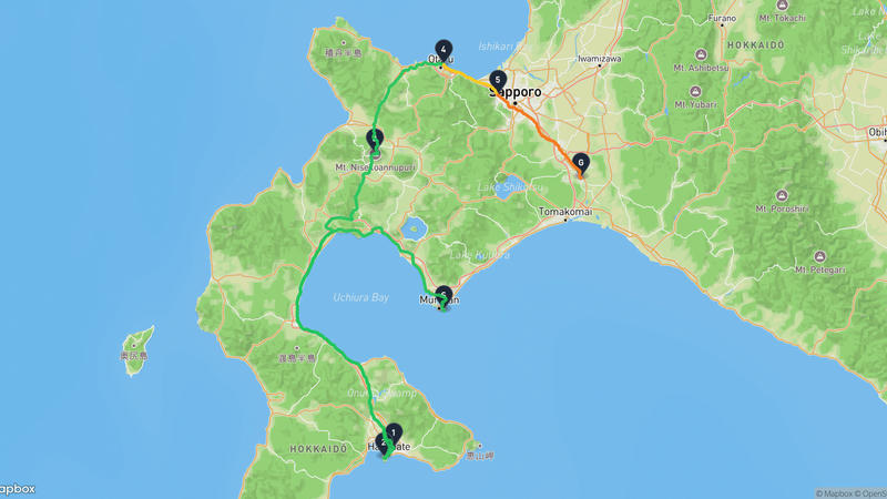เส้นทางเดินป่า Cape Chikiu-Chitose