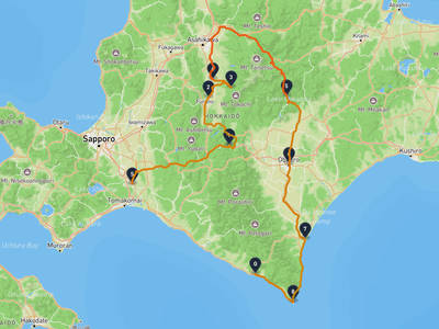 千歳市 → 様似町