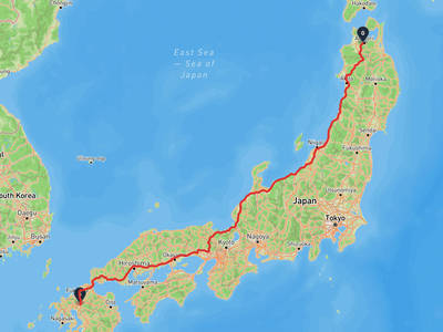 梅林寺 → 三内丸山遺跡