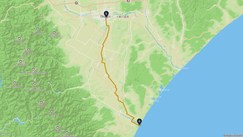 Obihiro to Taiki Hiking Route