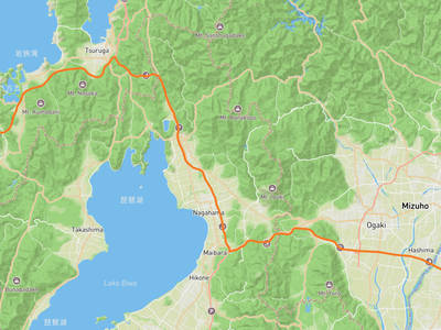 权现山 → 小濱城