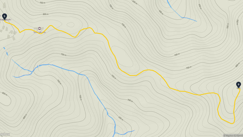 大岳山至青梅市 登山路線