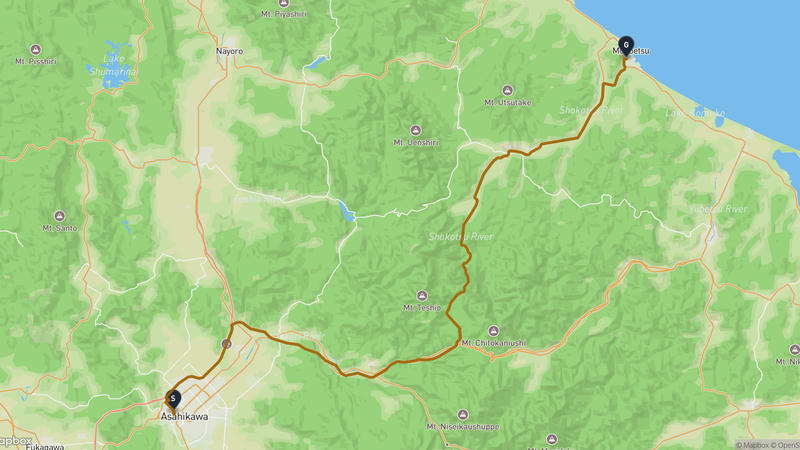 Tokiwa Park to Mombetsu Drive