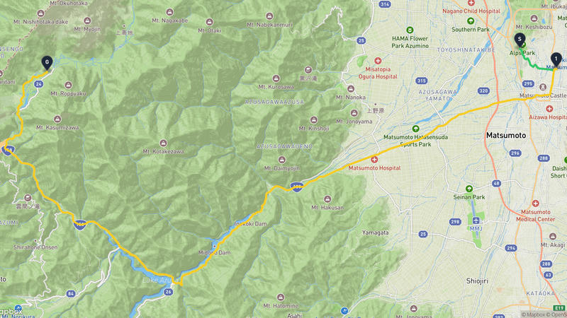 เส้นทางเดินป่า Azusa River-Kamikōchi