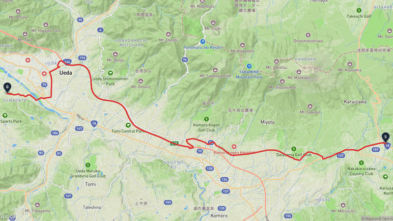 Karuizawa to Ueda Castle Drive