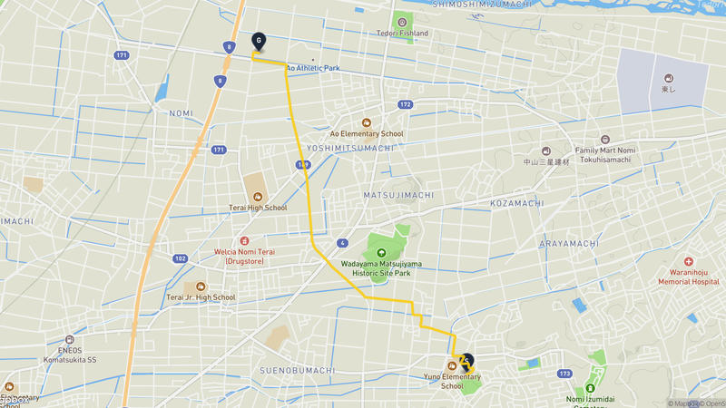 能美市 登山路線