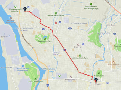 秋田市 → 秋田縣立美術館·平野政吉收藏庫