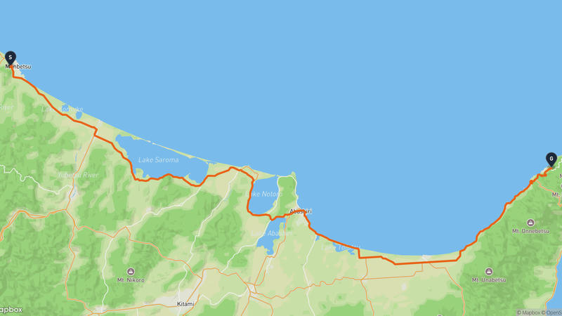 Mombetsu to Iwaobetsu Onsen Drive