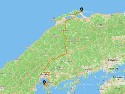 江田岛 → 境港市