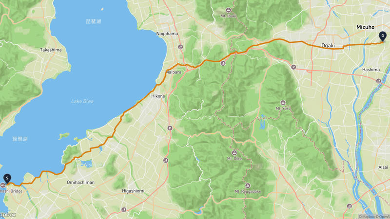 Mangetsu-ji Temple to Gifu Hiking Route