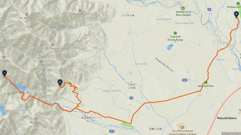 那須塩原市至那須町 登山路線