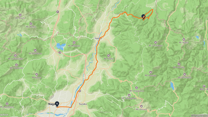 เส้นทางเดินป่า Sakae-Nagano