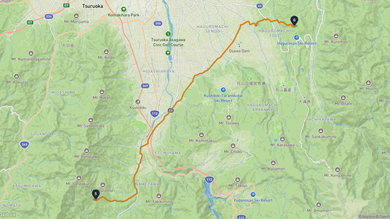 Tsuruoka Hiking Route