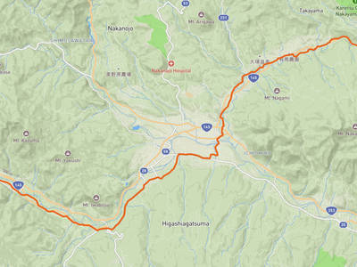 高山村 → 八場大壩