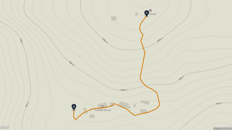 Tamaki yama Hiking Route
