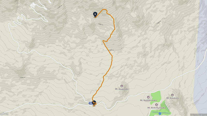 Fuji to Mount Hōei Hiking Route