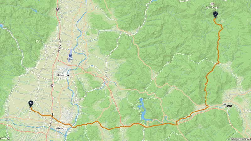 Hayachine Quasi-National Park to Kitakami Drive