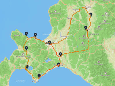千歳市 → 札幌電視塔