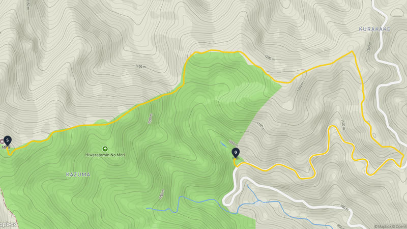 Santou yama Hiking Route