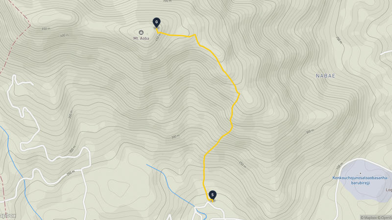 青葉山 登山路線