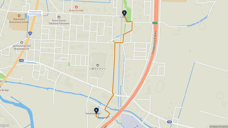 Takahata Hiking Route
