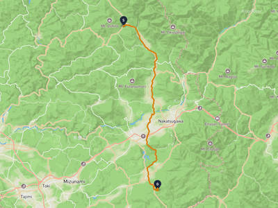 中津川市 → 岩村城