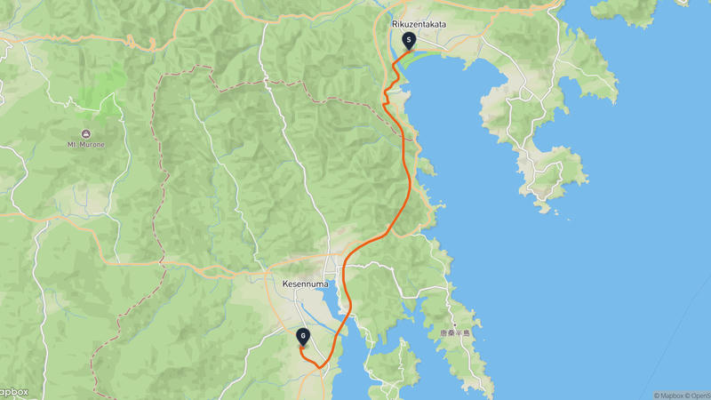 Takata Matsubara to Kesennuma Fishing Port Drive