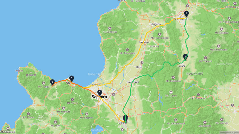 Chitose Hiking Route