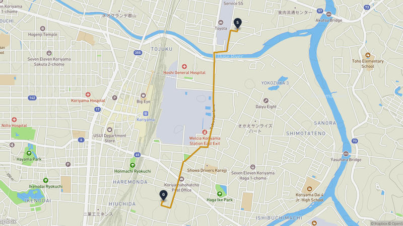 郡山市 登山路線