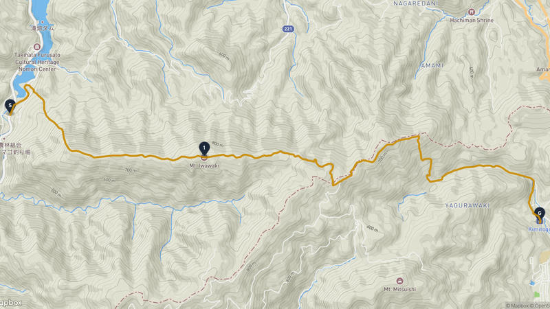 Iwa Yuusan to Hashimoto Hiking Route